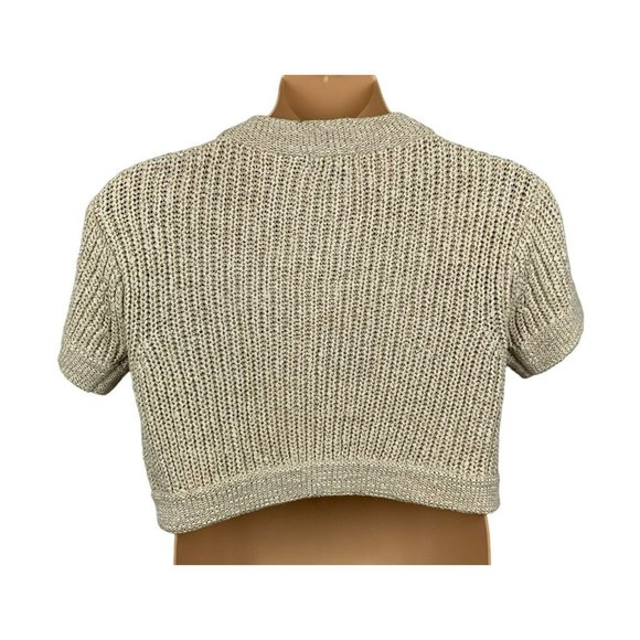 GO FISH CLOTHING Cable Knit Crop Sweater - Picture 4 of 4